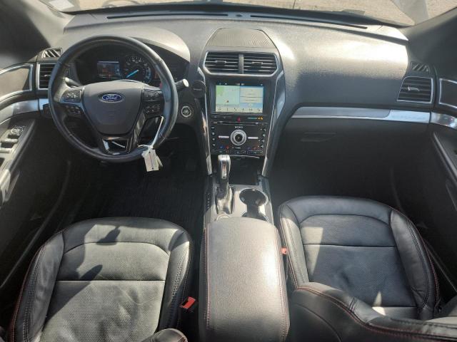 1FM5K8GT6JGB64064 - 2018 FORD EXPLORER SPORT أسود صورة 8