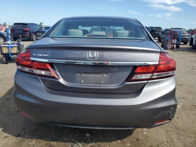 19XFB2F53EE033253 - 2014 HONDA CIVIC LX 灰色 照片 6