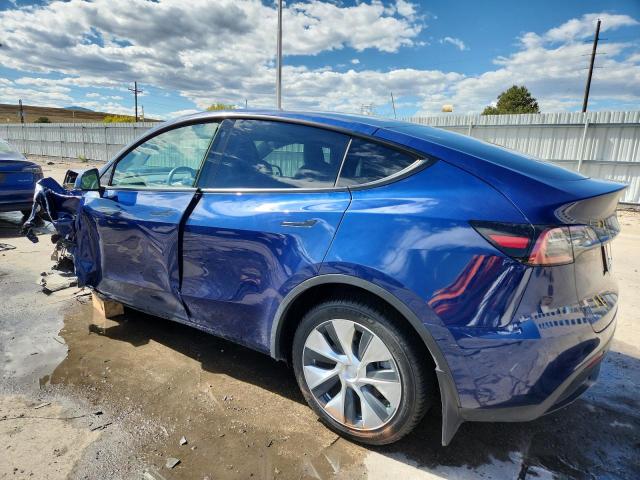 7SAYGDEE2NF371277 - 2022 TESLA MODEL Y Синій фото 2