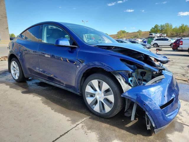 7SAYGDEE2NF371277 - 2022 TESLA MODEL Y Синій фото 4