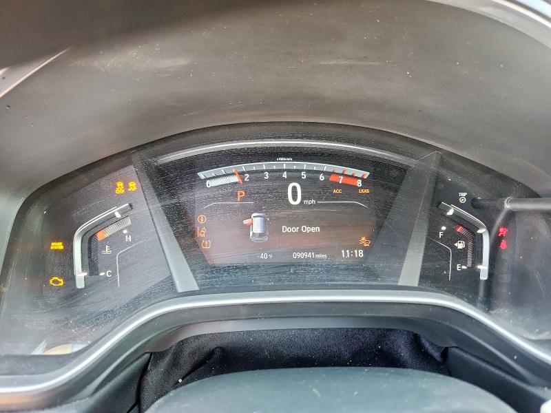 7FARW2H52JE067479 - 2018 HONDA CR-V EX GRAY photo 9