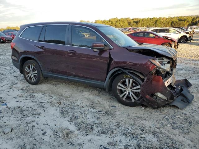 5FNYF5H50HB007431 - 2017 HONDA PILOT EXL MAROON photo 4