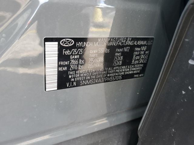 5NMS24AJ7PH557015 - 2023 HYUNDAI SANTA FE SEL 灰色 照片 12