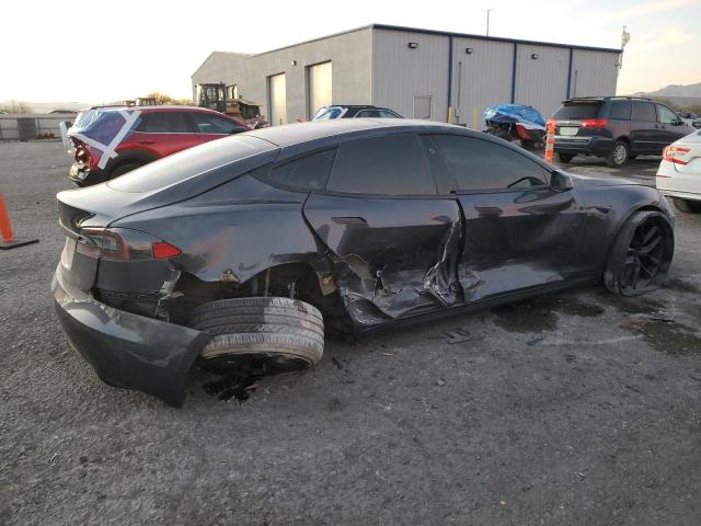 5YJSA1E20HF219611 - 2017 TESLA MODEL S GRAY photo 3