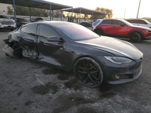 5YJSA1E20HF219611 - 2017 TESLA MODEL S GRAY photo 4