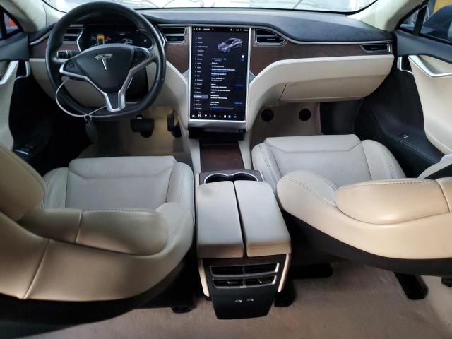 5YJSA1E20HF219611 - 2017 TESLA MODEL S GRAY photo 8