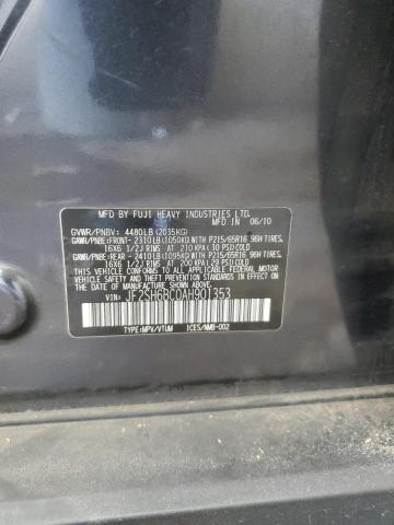JF2SH6BC0AH901353 - 2010 SUBARU FORESTER XS Grafit foto 13