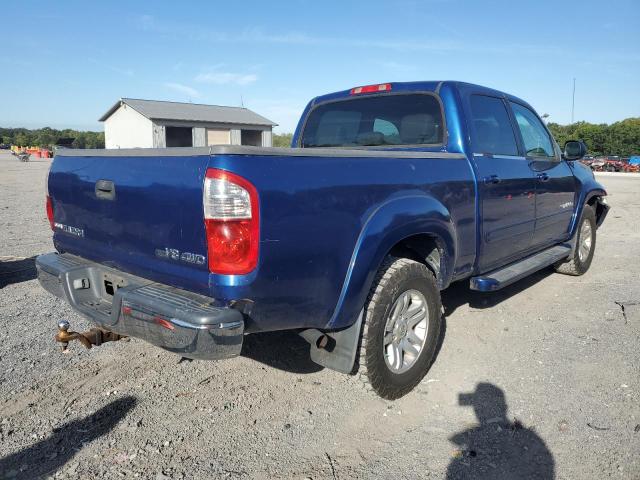 5TBDT48176S504007 - 2006 TOYOTA TUNDRA DOUBLE CAB LIMITED BLUE photo 3