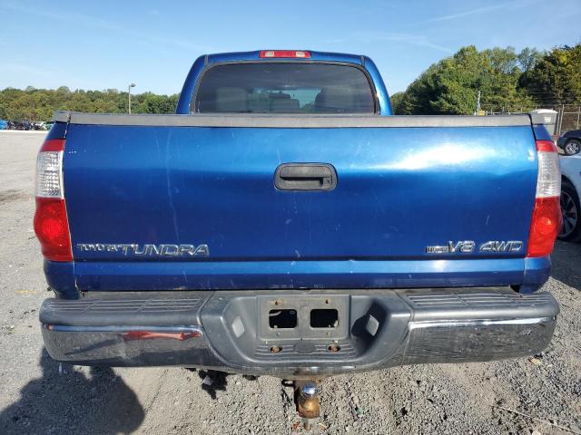 5TBDT48176S504007 - 2006 TOYOTA TUNDRA DOUBLE CAB LIMITED BLUE photo 6