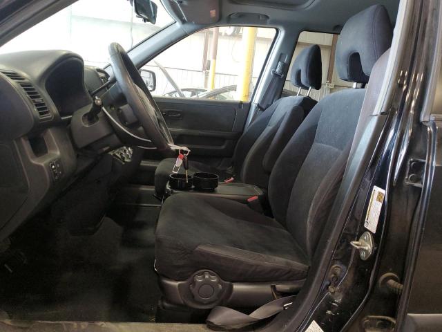 SHSRD78866U400128 - 2006 HONDA CR-V EX BLACK photo 7
