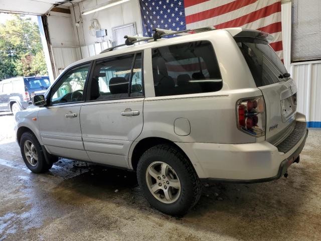 5FNYF28617B001918 - 2007 HONDA PILOT EXL Արծաթագույն լուսանկար 2