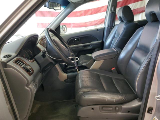5FNYF28617B001918 - 2007 HONDA PILOT EXL Արծաթագույն լուսանկար 7