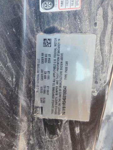 1G1FB1RS4G0190547 - 2016 CHEVROLET CAMARO LT 灰色 照片 12