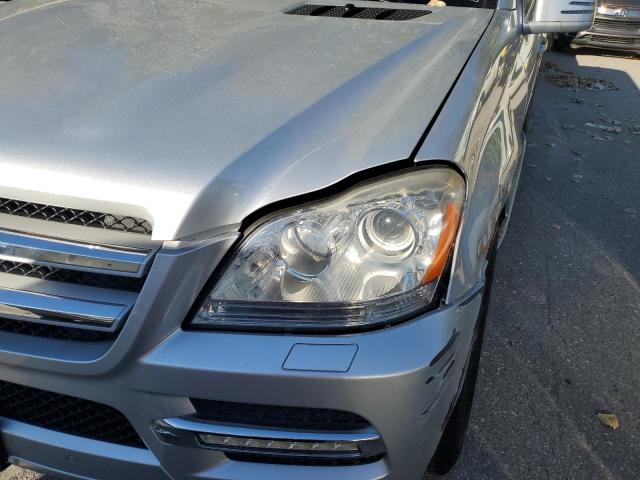 4JGBF7BEXBA687571 - 2011 MERCEDES-BENZ GL 450 4MATIC SILVER photo 12