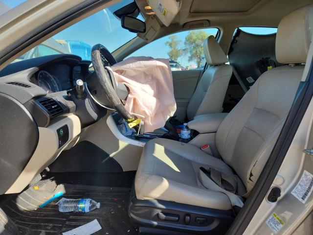 1HGCR2F81FA091344 - 2015 HONDA ACCORD EXL ოქროსფერი ფოტო 7