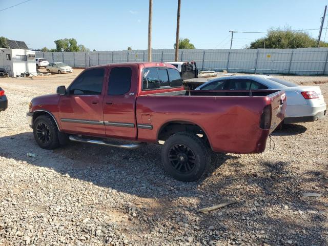 5TBRN3417YS125740 - 2000 TOYOTA TUNDRA ACCESS CAB SR5 BURGUNDY photo 2