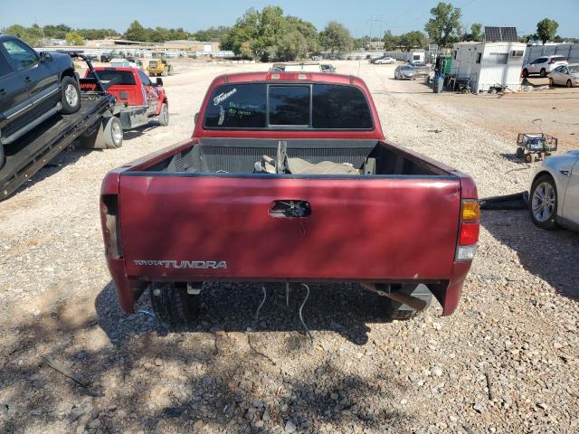 5TBRN3417YS125740 - 2000 TOYOTA TUNDRA ACCESS CAB SR5 BURGUNDY photo 6