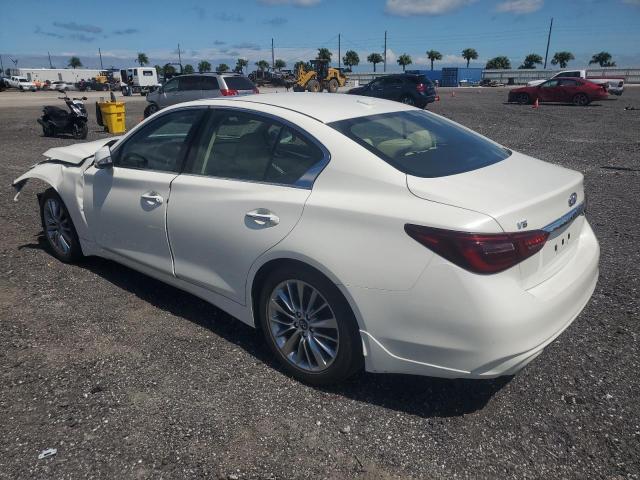 JN1EV7AP3KM518288 - 2019 INFINITI Q50 LUXE WHITE photo 2