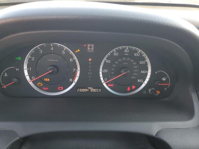 1HGCS12758A016452 - 2008 HONDA ACCORD EX BLACK photo 9