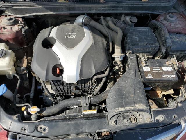 5NPEC4AB0BH201889 - 2011 HYUNDAI SONATA SE RED photo 11