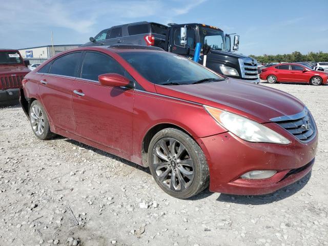 5NPEC4AB0BH201889 - 2011 HYUNDAI SONATA SE RED photo 4