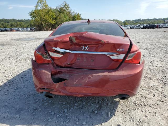 5NPEC4AB0BH201889 - 2011 HYUNDAI SONATA SE RED photo 6