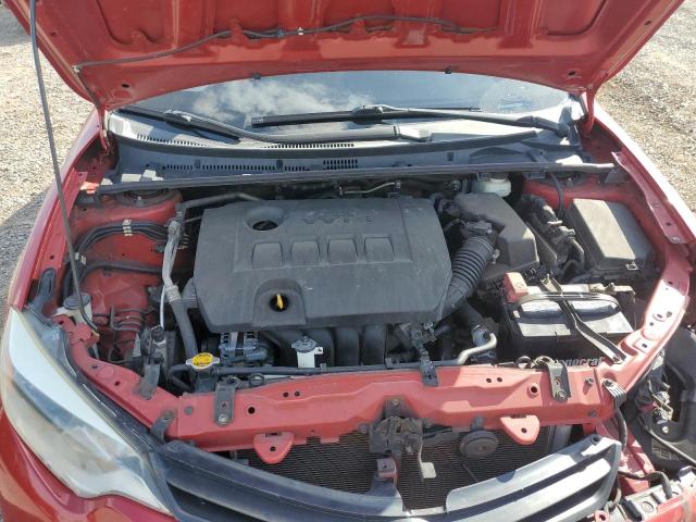 2T1BURHE8EC192170 - 2014 TOYOTA COROLLA L BURGUNDY photo 11