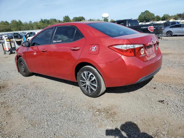 2T1BURHE8EC192170 - 2014 TOYOTA COROLLA L BURGUNDY photo 2