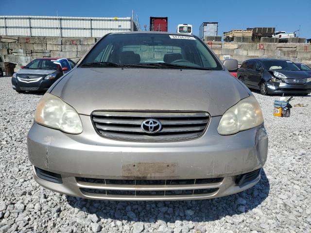2T1BR32EX4C220329 - 2004 TOYOTA COROLLA CE BEIGE photo 5