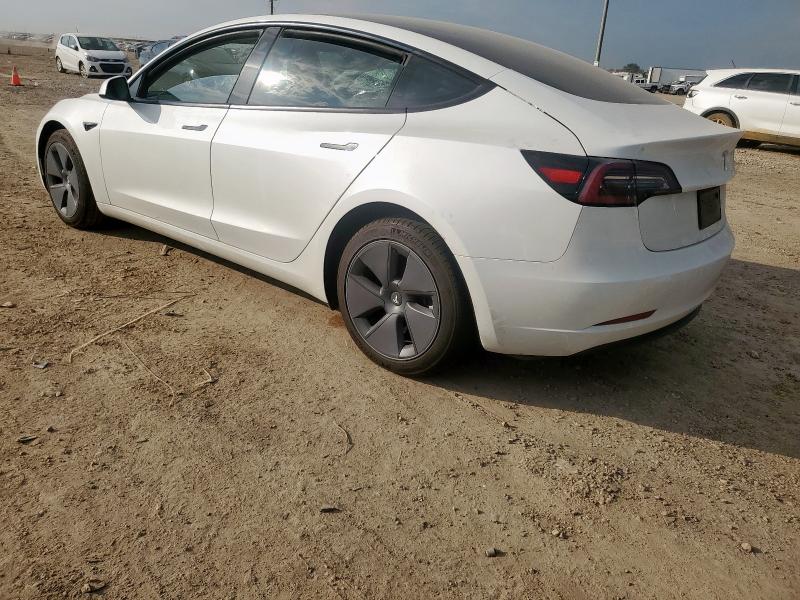 5YJ3E1EA5PF485334 - 2023 TESLA MODEL 3 Weiß Foto 2