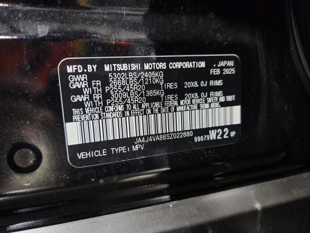 JA4J4VA86SZ022880 - 2025 MITSUBISHI OUTLANDER SE BLACK photo 13