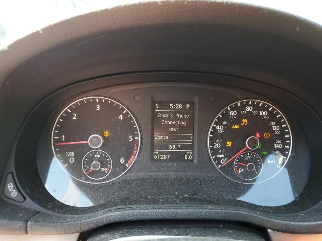 1VWBN7A31EC057581 - 2014 VOLKSWAGEN PASSAT SE SILVER photo 9