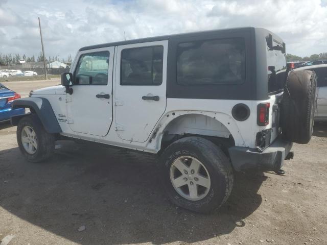 1C4BJWDG0FL745449 - 2015 JEEP WRANGLER UNLIMITED SPORT 白色 照片 2