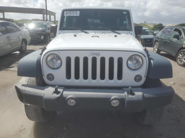 1C4BJWDG0FL745449 - 2015 JEEP WRANGLER UNLIMITED SPORT 白色 照片 5