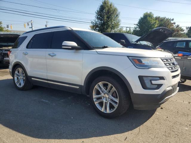 1FM5K8FH7GGB60496 - 2016 FORD EXPLORER LIMITED WHITE photo 4