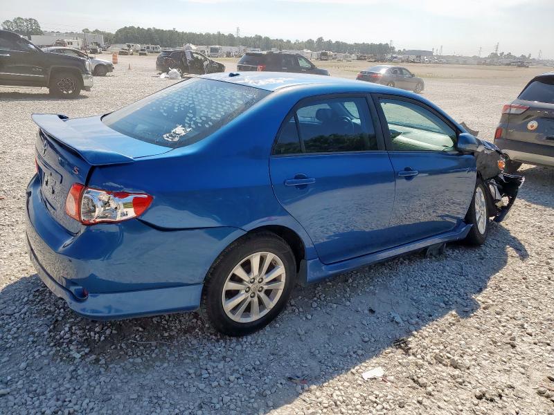 2T1BU4EE4AC417671 - 2010 TOYOTA COROLLA BASE أزرق صورة 3