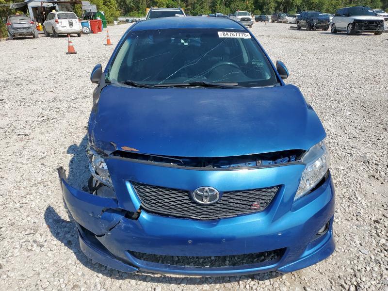 2T1BU4EE4AC417671 - 2010 TOYOTA COROLLA BASE أزرق صورة 5