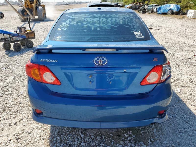 2T1BU4EE4AC417671 - 2010 TOYOTA COROLLA BASE أزرق صورة 6