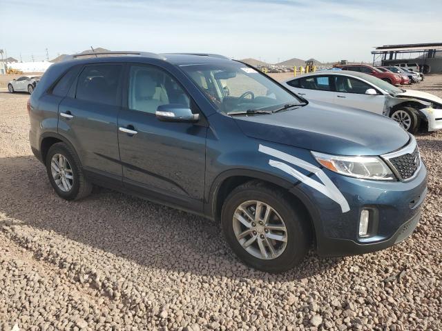 5XYKT4A63EG520074 - 2014 KIA SORENTO LX BLUE photo 4