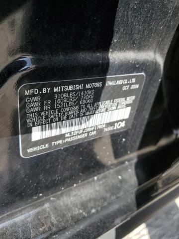 ML32FUFJ3RHF17604 - 2024 MITSUBISHI MIRAGE G4 ES შავი ფოტო 13
