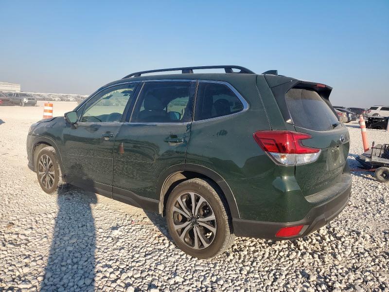 JF2SKAPC8NH473227 - 2022 SUBARU FORESTER LIMITED أخضر صورة 2