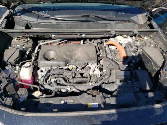 4T3R6RFV5MU016483 - 2021 TOYOTA RAV4 XLE შავი ფოტო 12