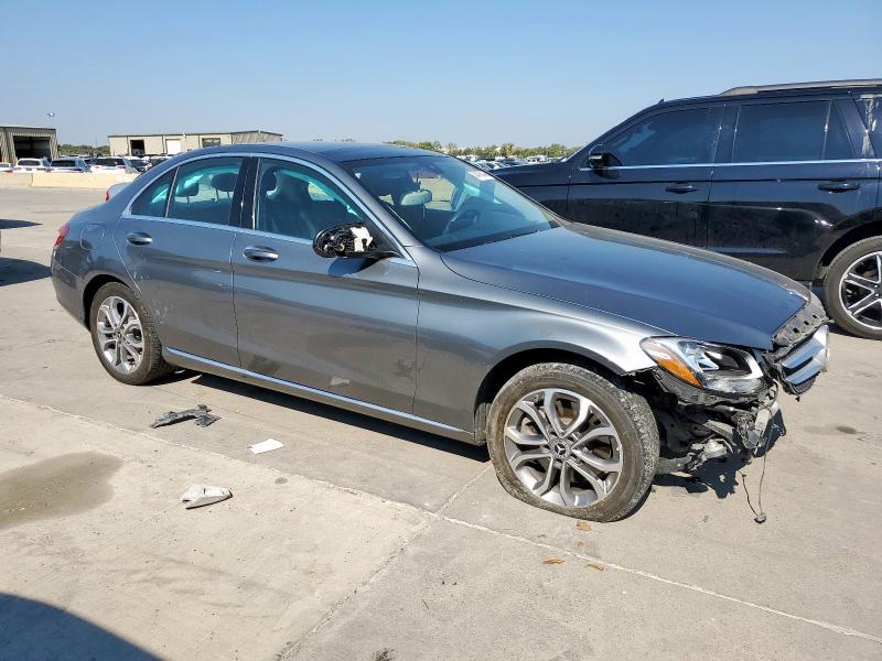 55SWF4KB0HU219969 - 2017 MERCEDES-BENZ C 300 4MATIC BLACK photo 4