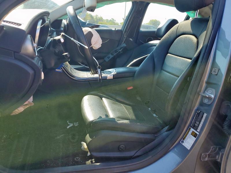 55SWF4KB0HU219969 - 2017 MERCEDES-BENZ C 300 4MATIC BLACK photo 7