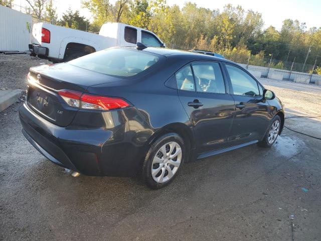 5YFEPMAE8MP265344 - 2021 TOYOTA COROLLA LE შავი ფოტო 3