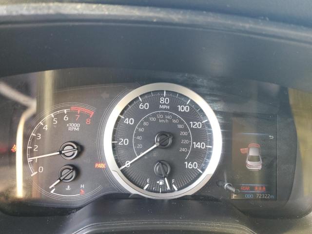 5YFEPMAE8MP265344 - 2021 TOYOTA COROLLA LE შავი ფოტო 9