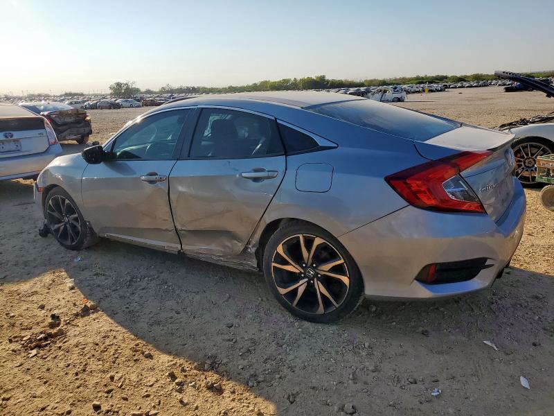 19XFC2F85KE035976 - 2019 HONDA CIVIC SPORT Srebrny zdjęcie 2