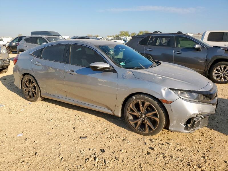 19XFC2F85KE035976 - 2019 HONDA CIVIC SPORT Srebrny zdjęcie 4