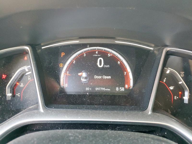 19XFC2F85KE035976 - 2019 HONDA CIVIC SPORT Srebrny zdjęcie 9