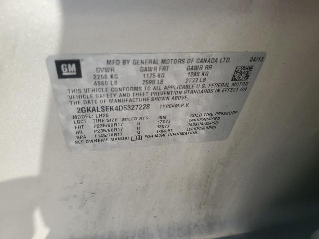 2GKALSEK4D6327228 - 2013 GMC TERRAIN SLE 金色 照片 13